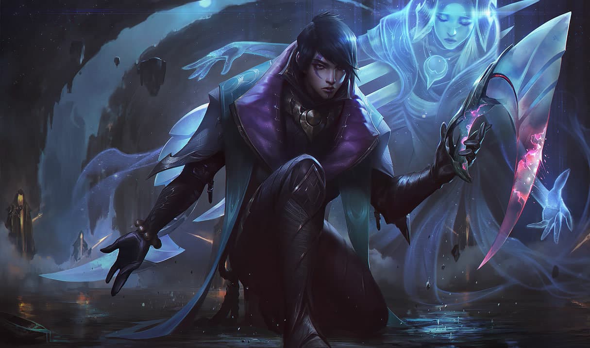 aphelios Best Builds, Runes and counters Splash Art