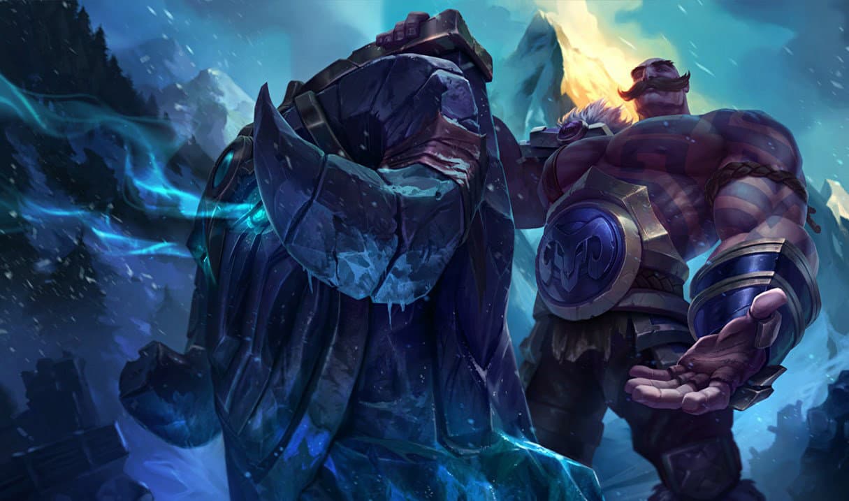 braum Best Builds, Runes and counters Splash Art