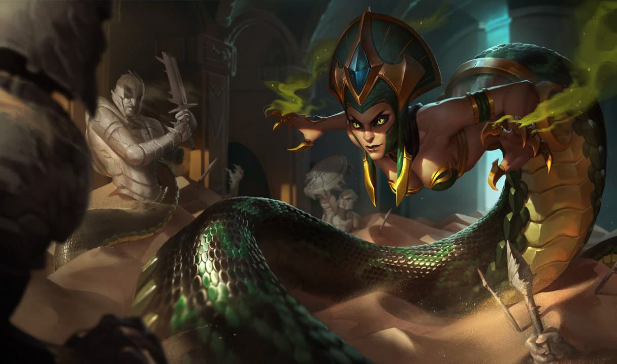 cassiopeia Best Builds, Runes and counters Splash Art