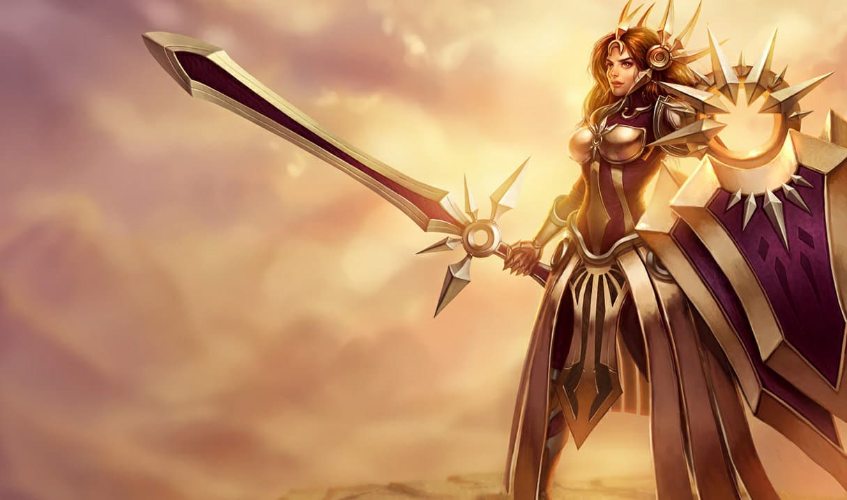 leona Best Builds, Runes and counters Splash Art