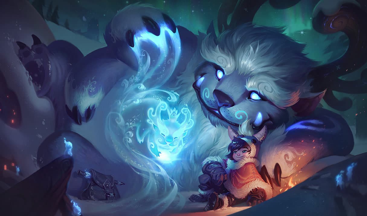 nunu Best Builds, Runes and counters Splash Art