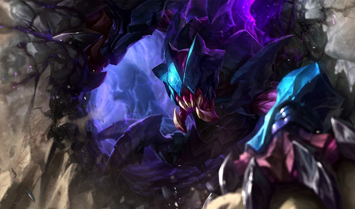 reksai Best Builds, Runes and counters Splash Art