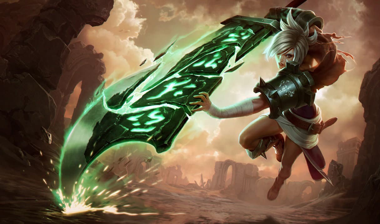 riven Best Builds, Runes and counters Splash Art