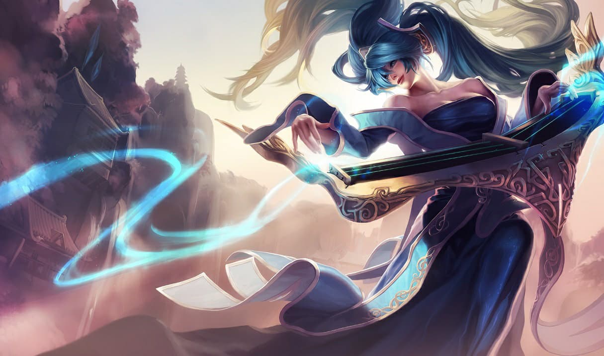 sona Best Builds, Runes and counters Splash Art