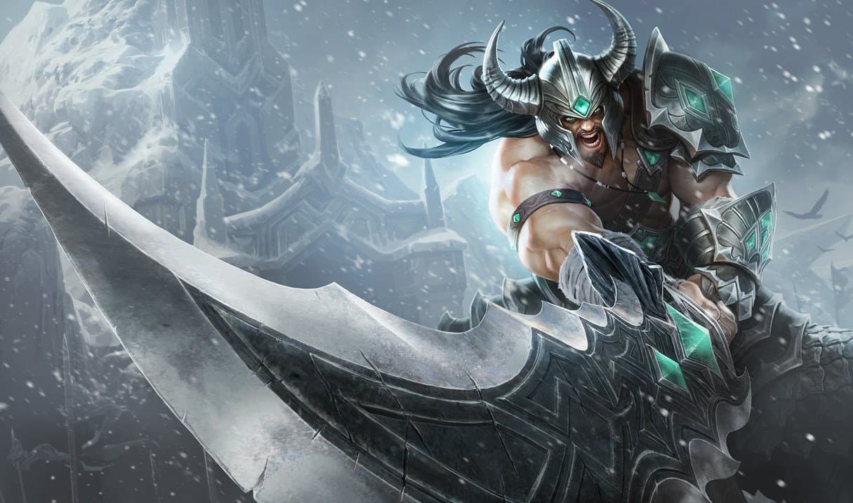 tryndamere Best Builds, Runes and counters Splash Art