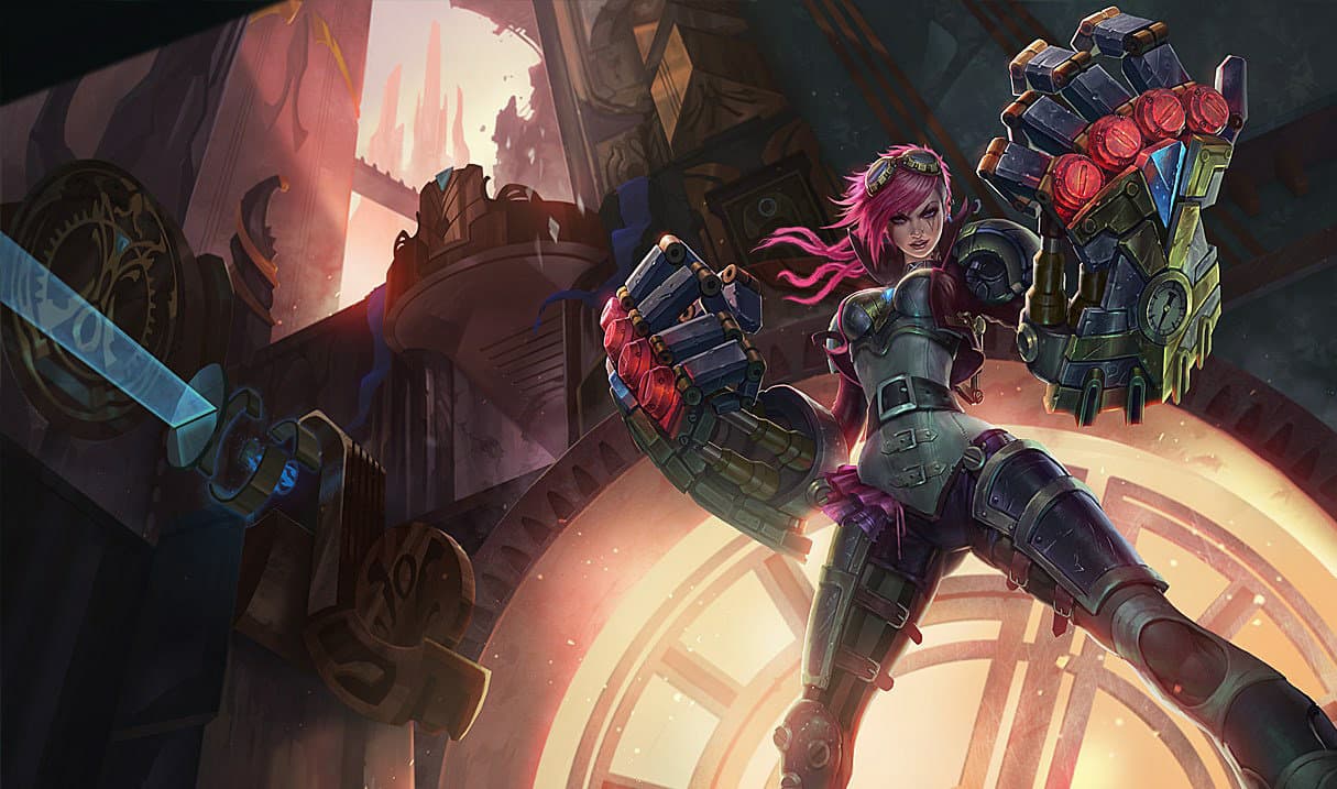 vi Best Builds, Runes and counters Splash Art